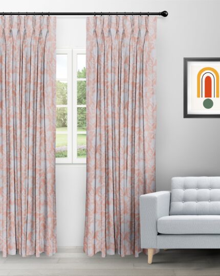 Serene Drapes - Coral Custom Curtains