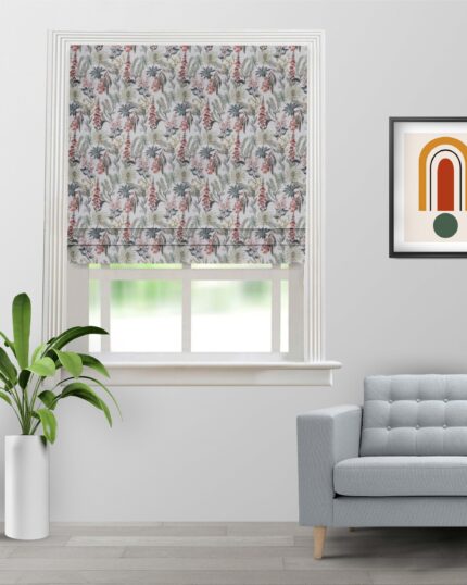 Serene Drapes - Pumpkin Roman Shades
