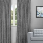 Somera - Charcoal Custom Curtains