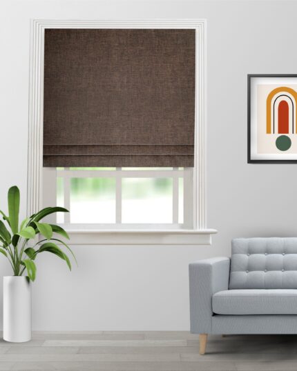 Somera - Cocoa Roman Shades