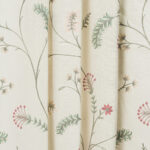 Embroidered Silvy - Bloom Ripple Fold Drapes