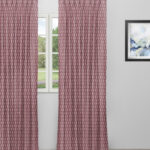Vintage Paisley - Burgundy Custom Curtains