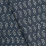 Vintage Paisley - Blue Night  Fabric Swatch
