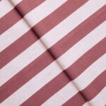Vintage Linen Stripes - Misty Rose Fabric Swatch