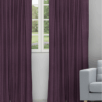 Colonial - Plum Ripple Fold Drapes