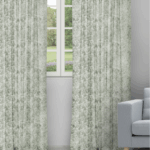 Drizzle - Sage Color Ripple Fold Drapes