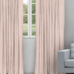 Landscape - Minty Rose Ripple Fold Drapes