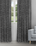 Oreo - Black/ Grey Ripple Fold Panels