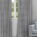 Oreo - Dark Gray Ripple Fold Drapes