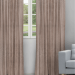 Orlando - Coffee Ripple Fold Drapes