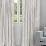 Pyramid - Dove Ripple Fold Drapes