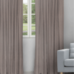 Sand Bubble - Mocha Ripple Fold Drapes