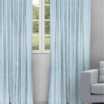 Sand Texture - Aqua Ripple Fold Drapes