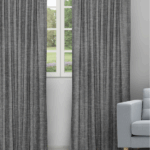 Somera - Charcoal Ripple Fold Panels