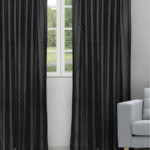 Sprint - Black Ripple Fold Drapes