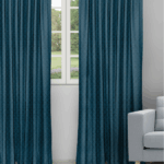Sprint - Navy Ripple Fold Drapes