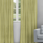 Sprint - Olive Ripple Fold Drapes