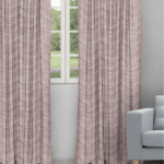 The Shining Wave - Rosewine Ripple Fold Drapes