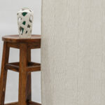 Buffalo Striped Semi Sheer Curtains - Sand