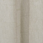 Buffalo Striped Semi Sheer Roman Shades - Sand