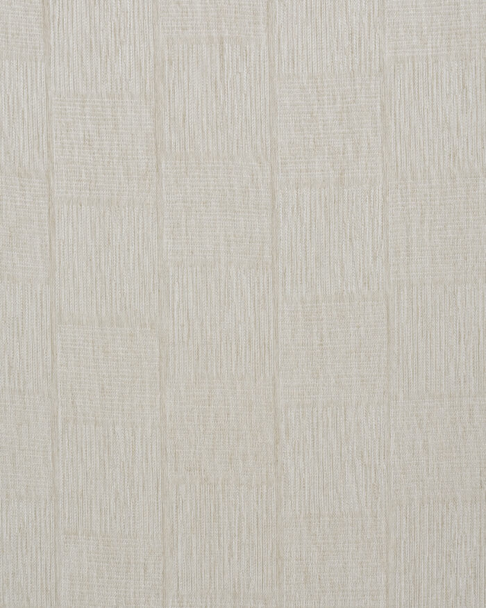 Buffalo Striped Semi Sheer Fabric Swatch- Sand - Image 2