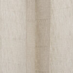 Buffalo Striped Semi Sheer Roman Shades - Gray