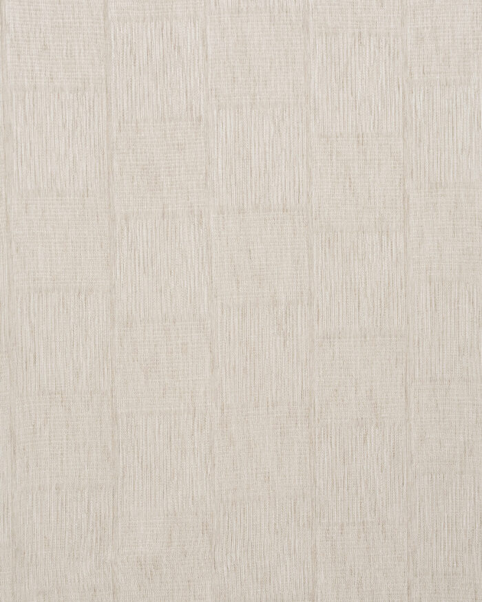 Buffalo Striped Semi Sheer Curtains - Beige - Image 3