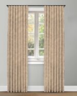Classic Houndstooth - Camel Custom Curtains