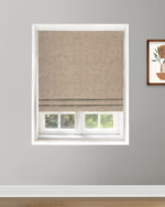 Classic Houndstooth - Camel Roman Shades
