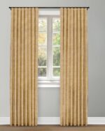 Classic Houndstooth - Mustard Custom Curtains