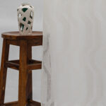 Cosmo Striped Semi Sheer Curtains - Dove