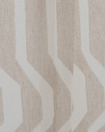 Cosmo Striped Semi Sheer Fabric Swatch - Sand