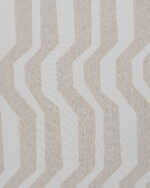 Cosmo Striped Semi Sheer Fabric Swatch - Sand - Image 2