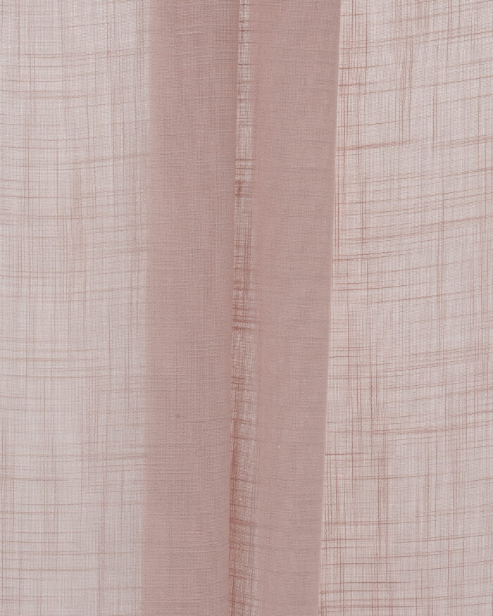 Lush Linen Sheer Curtains - Blush - Image 2