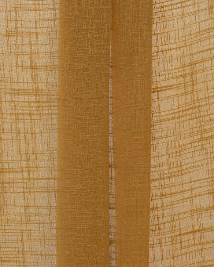 Lush Linen Sheer Curtains - Gold - Image 2