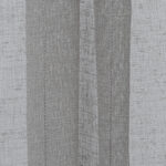 Mercer Striped Sheer Roman Shades - Gray