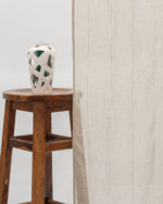 Mercer Striped Sheer Curtains- Mocha