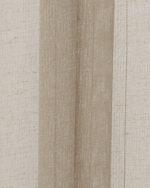 Mercer Striped Sheer Curtains- Mocha - Image 2