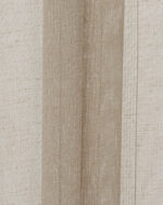 Mercer Striped Sheer Curtains- Mocha - Image 2