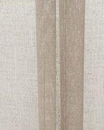 Mercer Striped Sheer Curtains- Taupe - Image 2