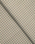 Classic Houndstooth - Teal/ Green Roman Shades - Image 3
