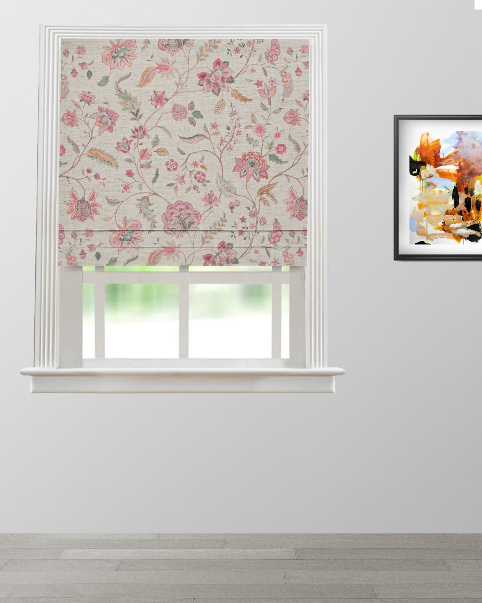 Bloomig Spring - My Pink - Roman Shade Blooming Spring - My Pink Roman Shades - Image 1