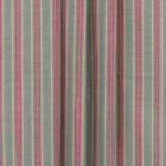 Boardwalk Stripe - Rosy Teal Ripple Fold Drapes