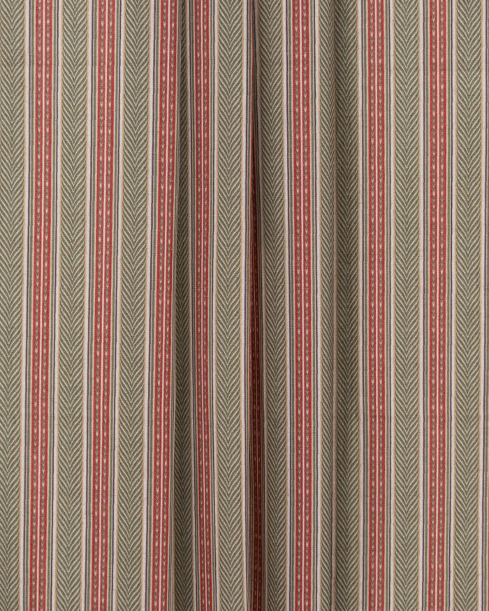 Boardwalk Stripe - Rusty Clay  Roman Shades - Image 4