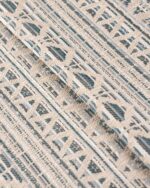 Boho Drapery - Pine Color Roman Shades