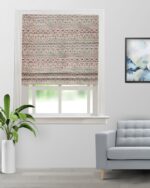 Boho Drapery - Sage Green Roman Shades