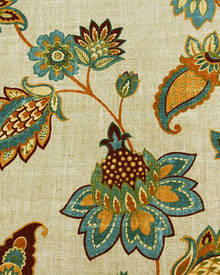 Cello-Teal-Regular-image-scaled-1.jpg Cello - Teal Color Roman Shades - Image 1