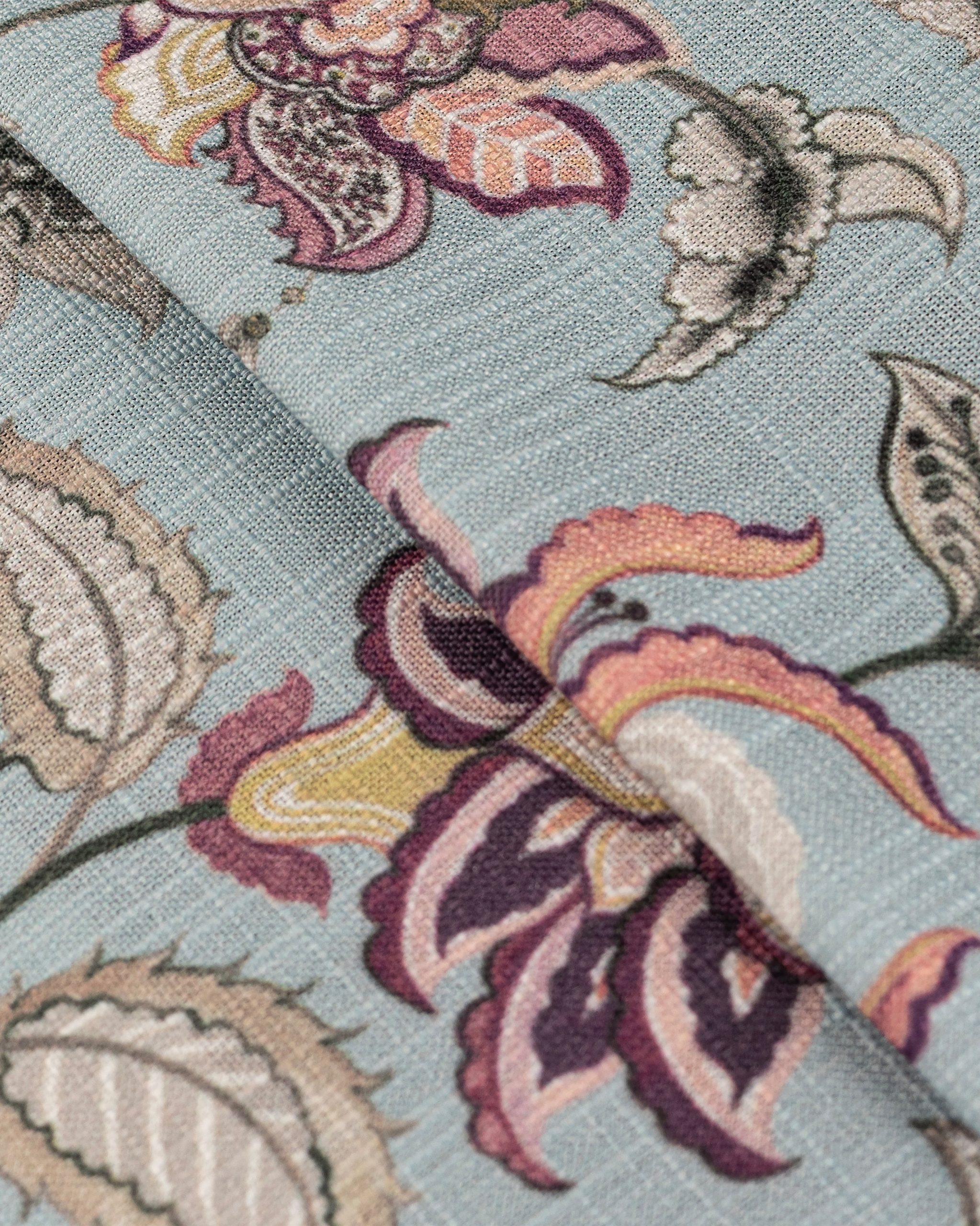 Chelsea-Floral-Mauve-Close-up-image-1-scaled-1.jpg Chelsea Floral - Mauve Color Roman Shades - Image 1