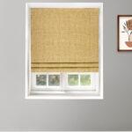 Classic Houndstooth - Mustard Roman Shades