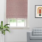 Cotton Bella - Blush Color Roman Shades